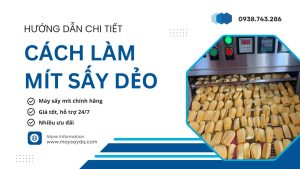 Cách làm mít sấy dẻo bằng máy sấy đa năng DQTech