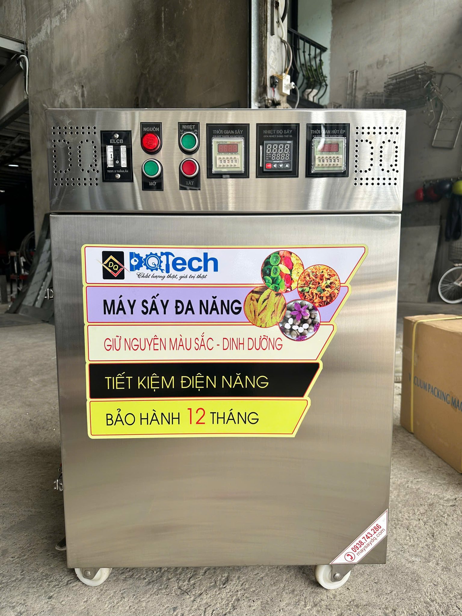 Máy sấy chuối DQTech Máy sấy chuối DQTech