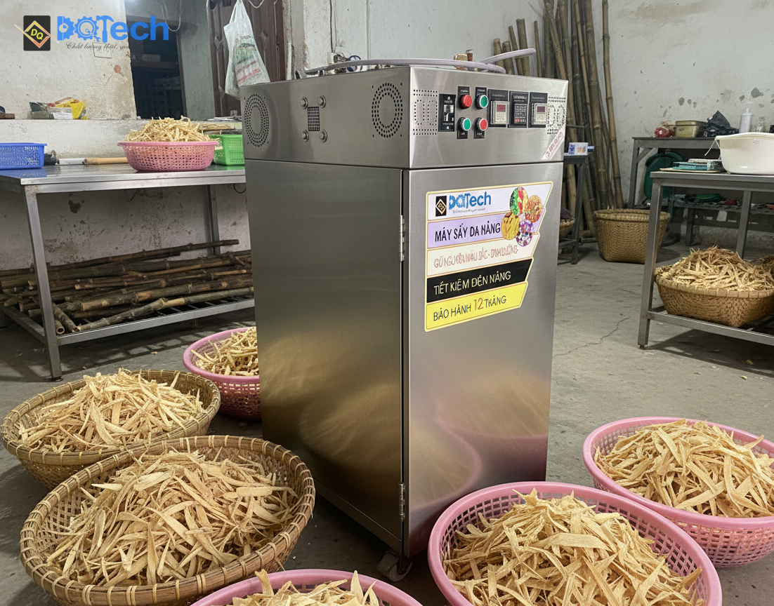 Lò sấy măng khô DQTech Lò sấy măng khô DQTech