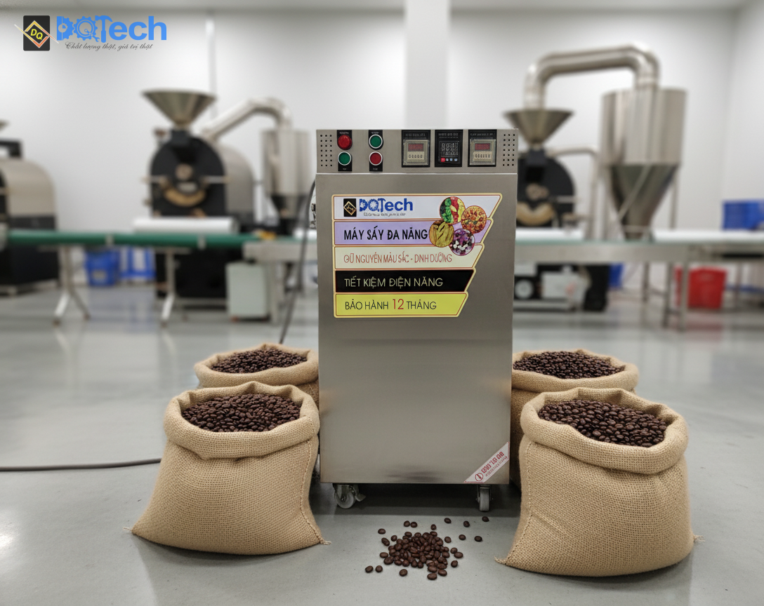 Máy sấy hạt cà phê DQTech Máy sấy hạt cà phê DQTech