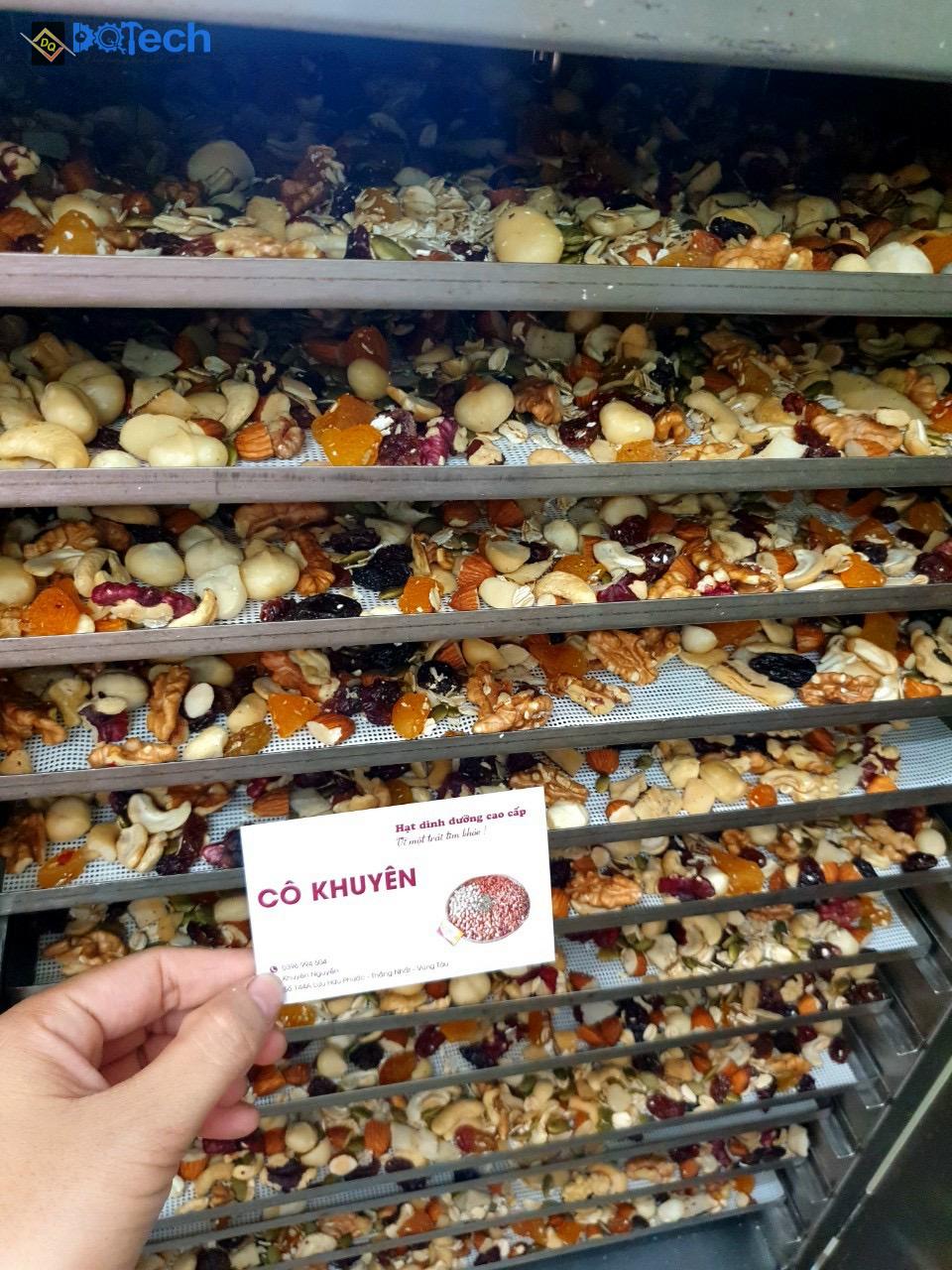 Hạt dinh dưỡng cao cấp sấy bằng máy sấy DQTech Hạt dinh dưỡng cao cấp sấy bằng máy sấy DQTech