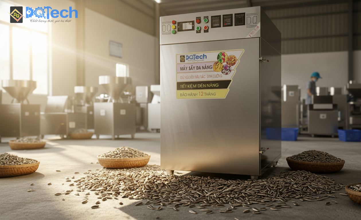 Máy sấy hạt hướng dương DQTech Máy sấy hạt hướng dương DQTech