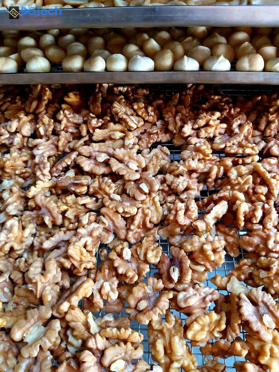 Máy sấy hạt óc chó công nghiệp Máy sấy hạt óc chó công nghiệp