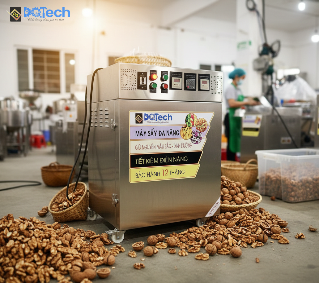 Tủ sấy hạt óc chó DQTech Tủ sấy hạt óc chó DQTech