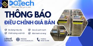 Thông báo thay đổi giá máy sấy DQTech