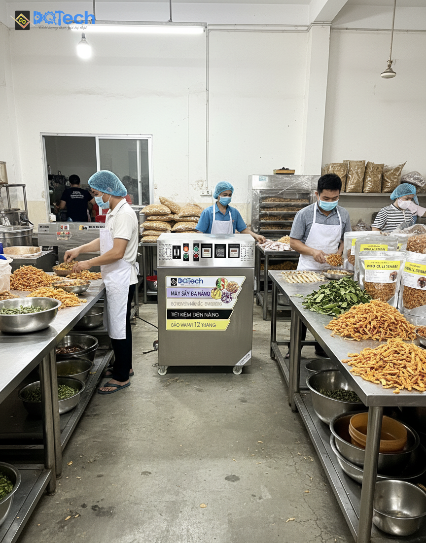 Máy sấy khô gà chính hãng DQTech Máy sấy khô gà chính hãng DQTech