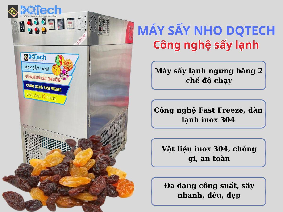 Máy sấy lạnh nho DQTech Máy sấy lạnh nho DQTech