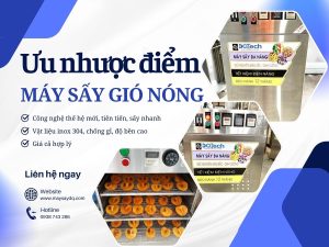 Ưu nhược điểm máy sấy gió nóng DQTech