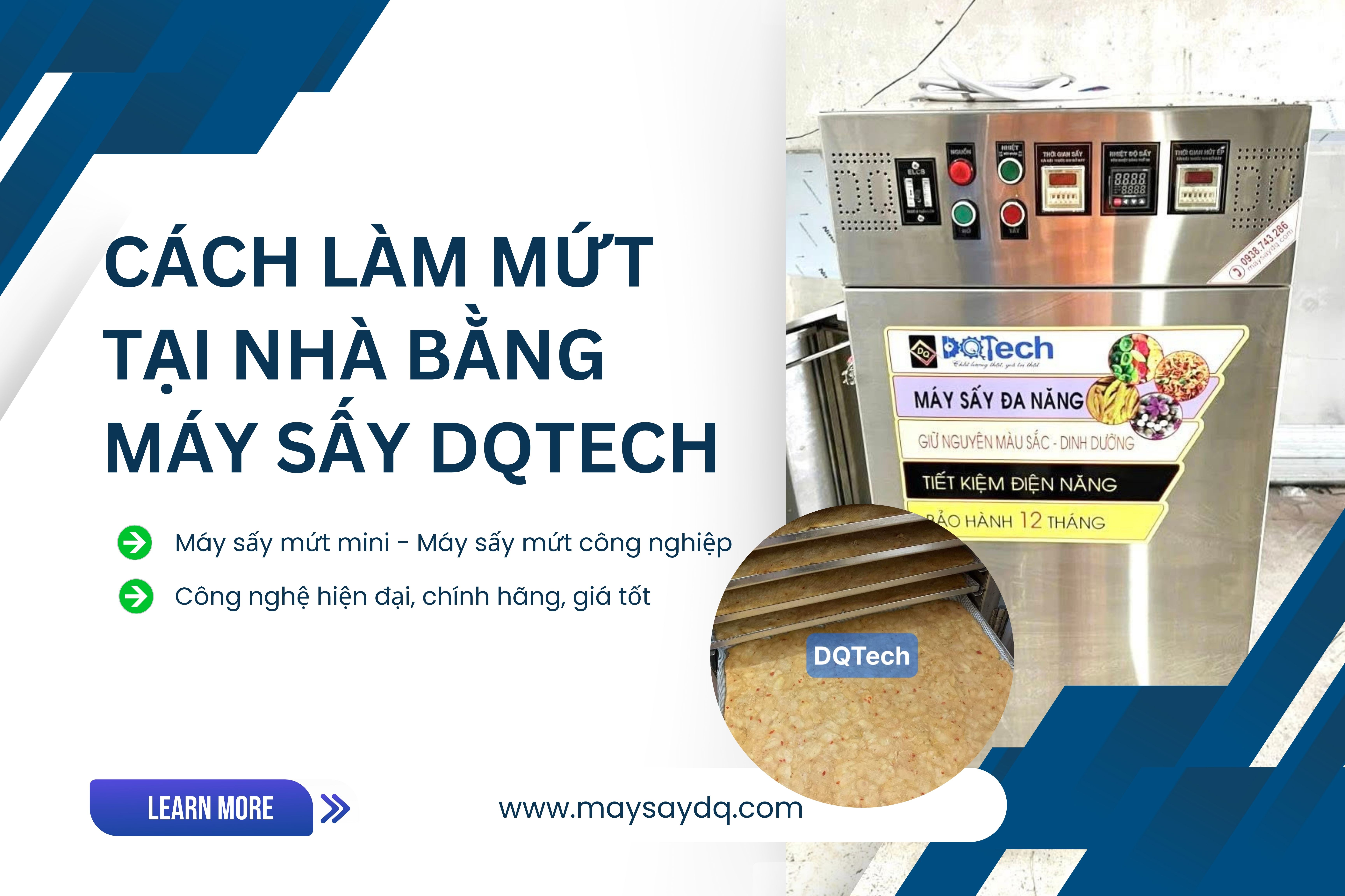 Cách làm mứt tại nhà bằng máy sấy DQTech Cách làm mứt tại nhà bằng máy sấy DQTech