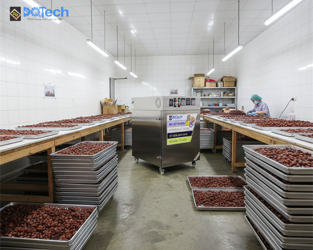 Tủ sấy mứt mini chính hãng DQTech Tủ sấy mứt mini chính hãng DQTech