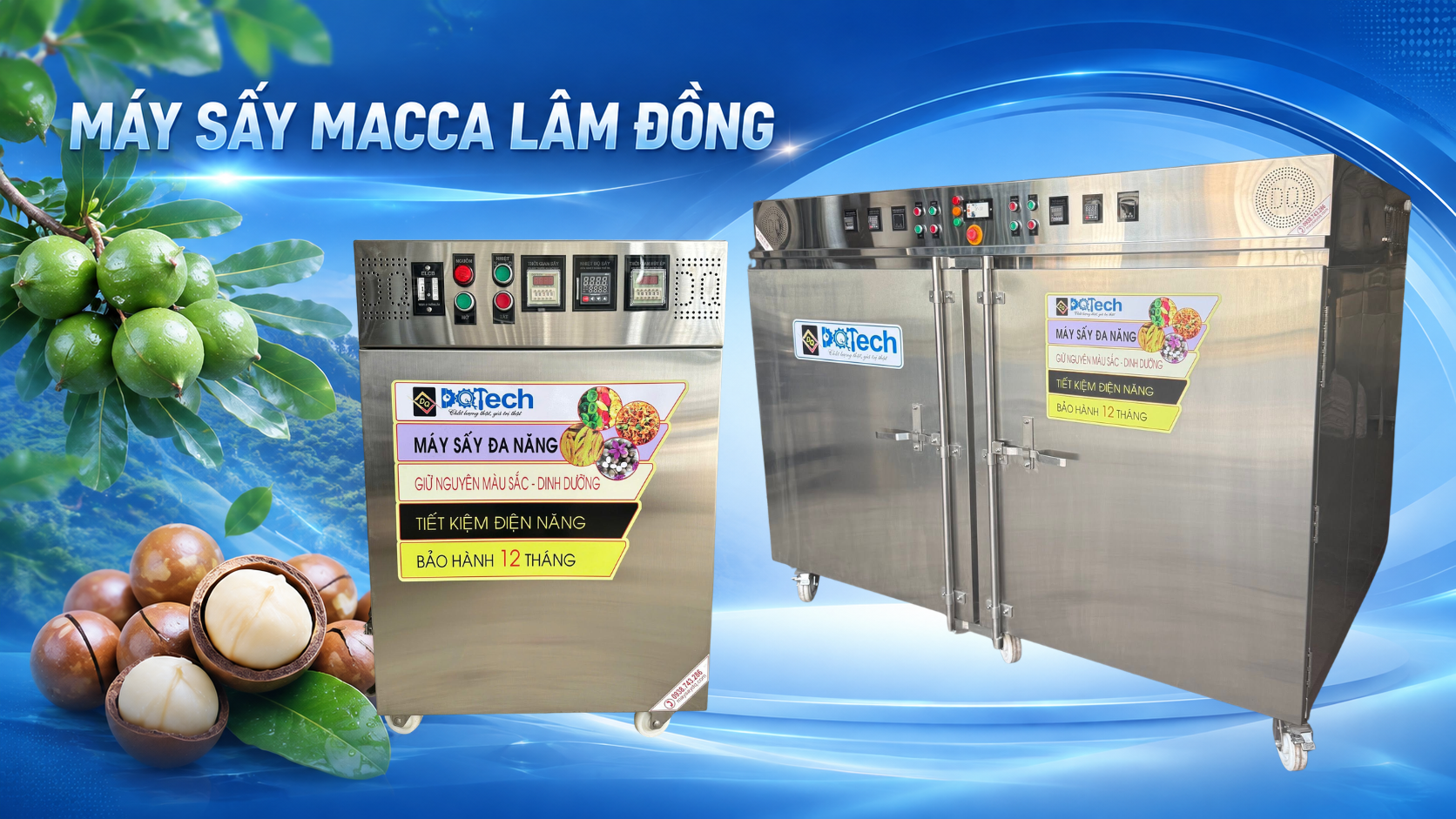 Máy sấy macca Lâm Đồng Máy sấy macca Lâm Đồng