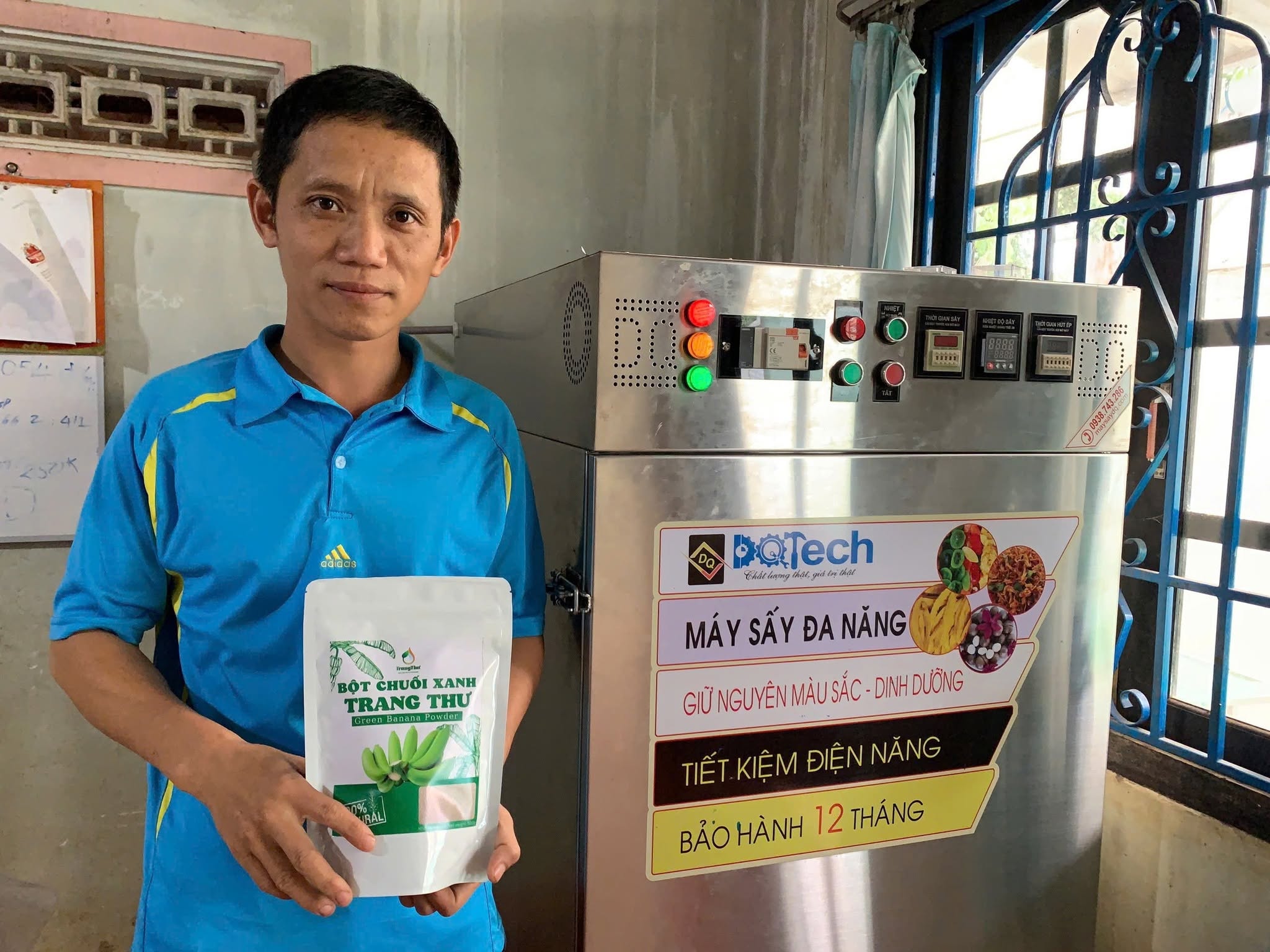 Máy sấy chuối xanh - Chuối xanh đạt chuẩn OCOP 3 sao Máy sấy chuối xanh - Chuối xanh đạt chuẩn OCOP 3 sao
